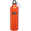 24 Oz. Orange H2go Classic Tangerine Aluminum Water Bottle